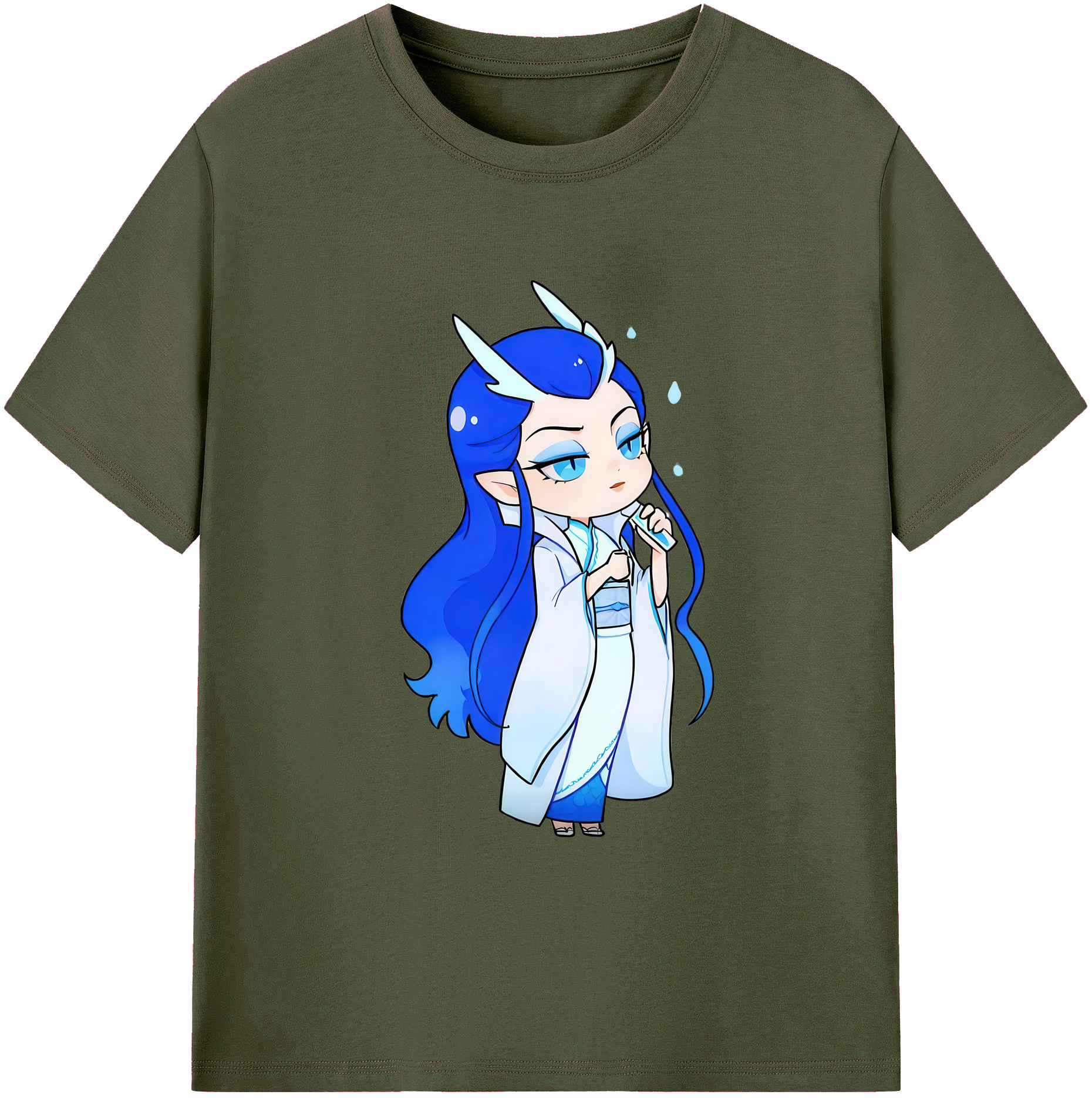 （画像用） Ne Zha 2 ナタ 魔童の大暴れ 綿100％ メンズ半袖Tシャツ｜肌触りやわらか＆通気性